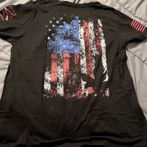 Grunt Style American Flag Tshirt